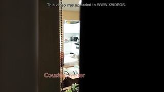बड़ी गांड अफ्रीकी बहन को घर में पैंटी पहनकर घूमते हुए चुपके से फिल्माया